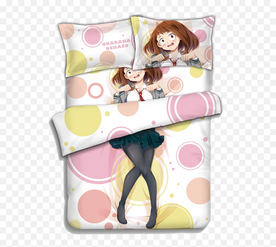 Japanese Anime Boku No Hero Academia Bedding Sheet Bedding Sets Bedcover Pillow Case 4pcs Emoji,Boku No Hero Academia Transparent