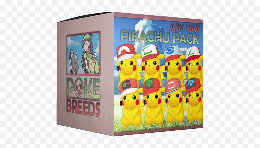 8 Ash Hat Pikachu - Combination Pokebreeds Emoji,Pokemon Hat Png