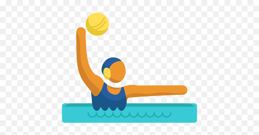 Olympic Sport Pictogram Waterpolo Flat Ad Sport Emoji,Water Polo Ball Clipart