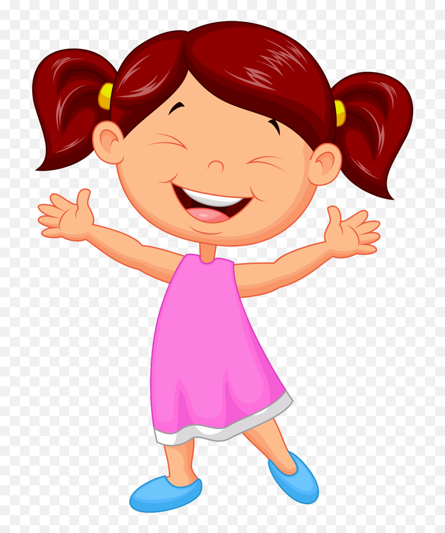 Download Bonecas U0026 Meninas Clipart Little Girls Images - Girl Happy Child Clipart Emoji,Little Girl Clipart