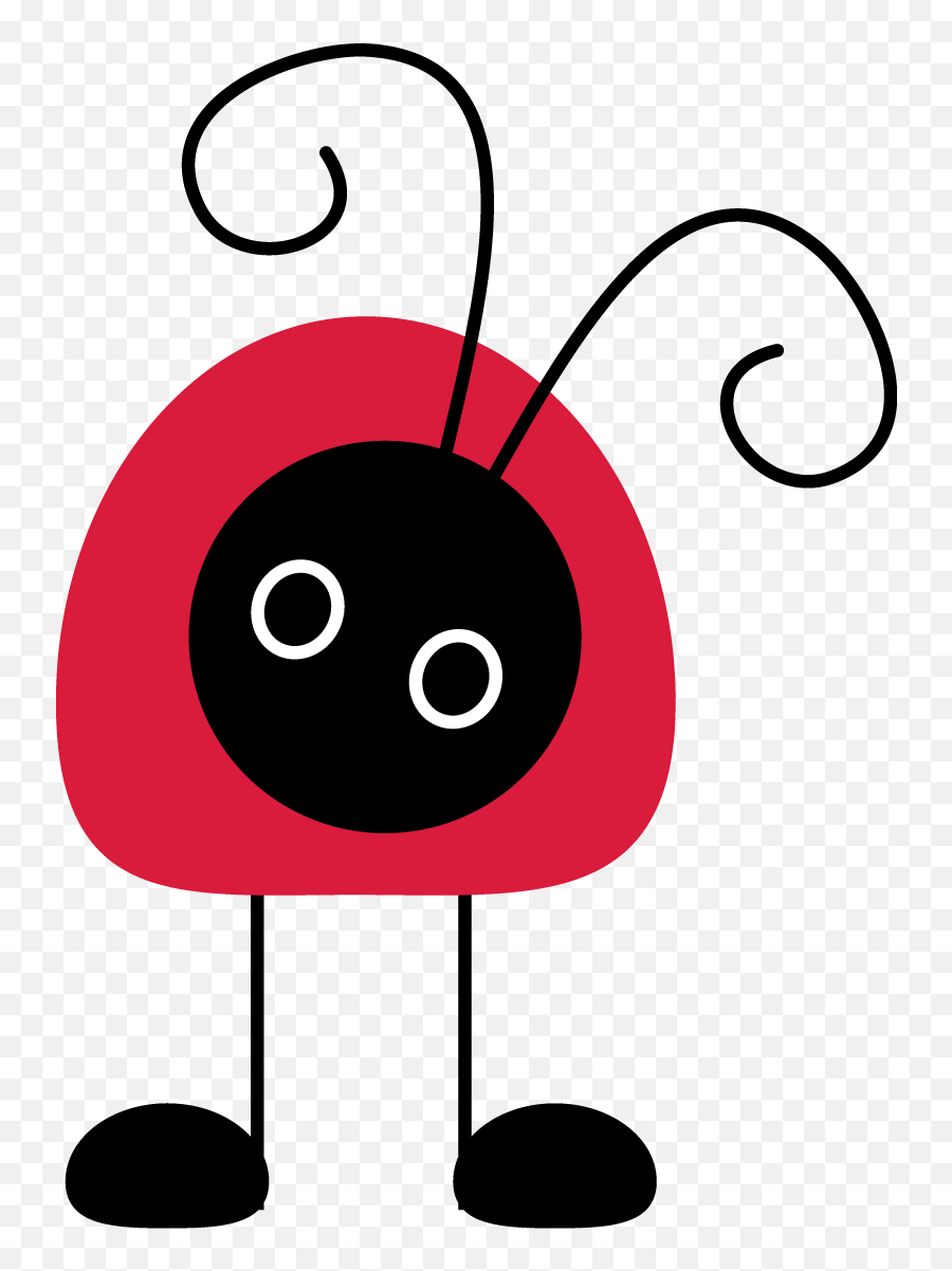 Bug - Ladybug Clipart With Face Transparent Background Emoji,February Clipart