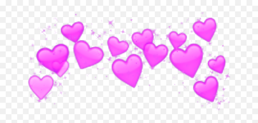 Download Hd Crown Heart Hearts Emoji Emojis Splash - Crown Heart Emojis Splash Png,Heart Emoji Png