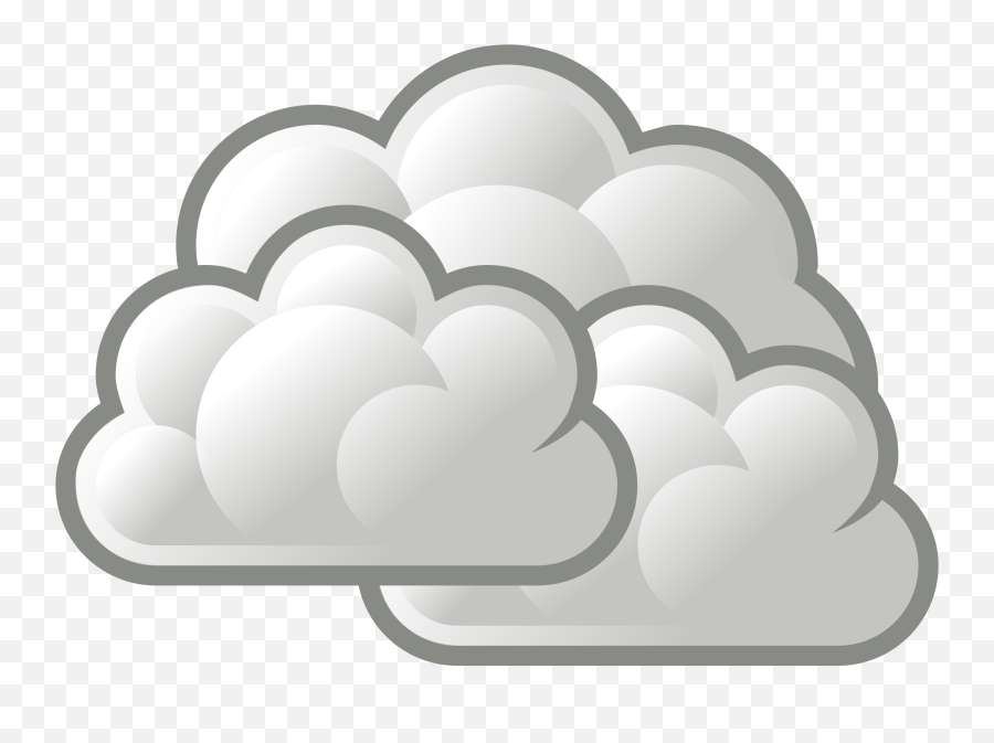 Cloudy Weather Clipart - Weather Clipart Cloudy Emoji,Weather Clipart