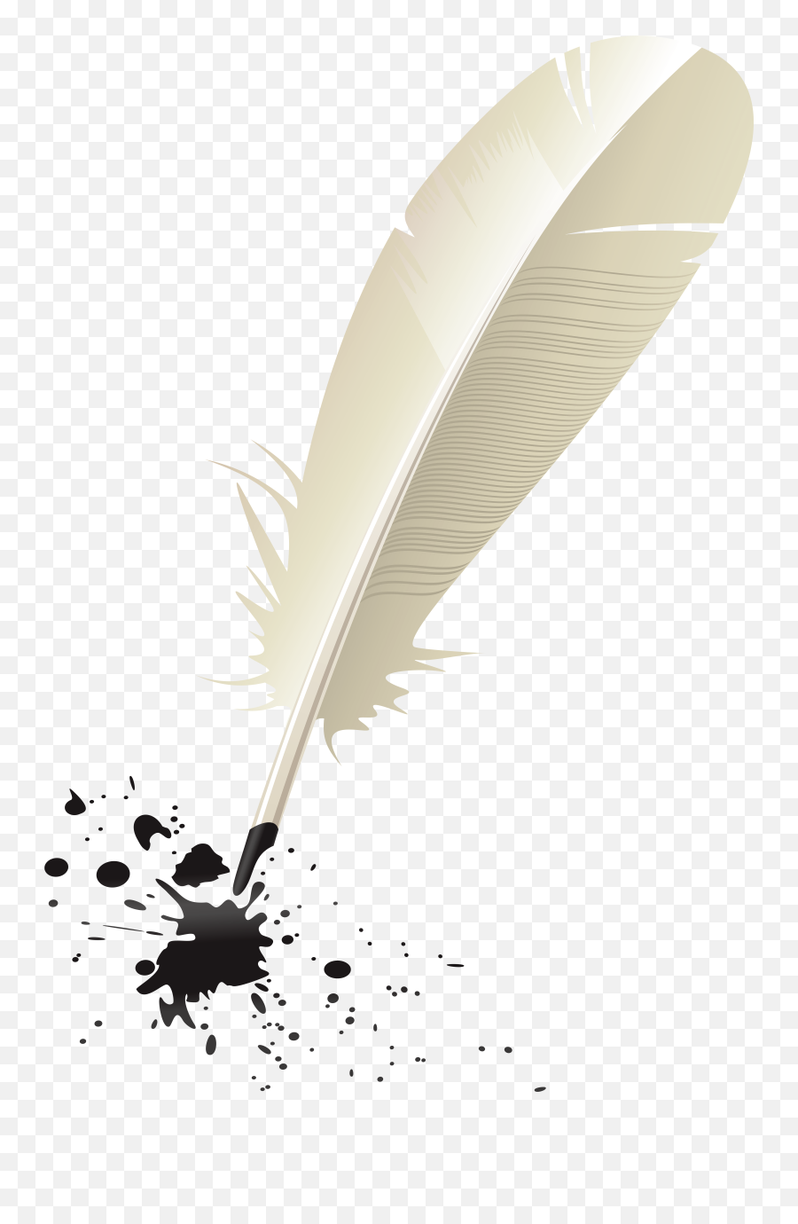 Feather And Ink Png U0026 Free Feather And Inkpng Transparent - Quill Clipart Png Emoji,Feather Transparent Background