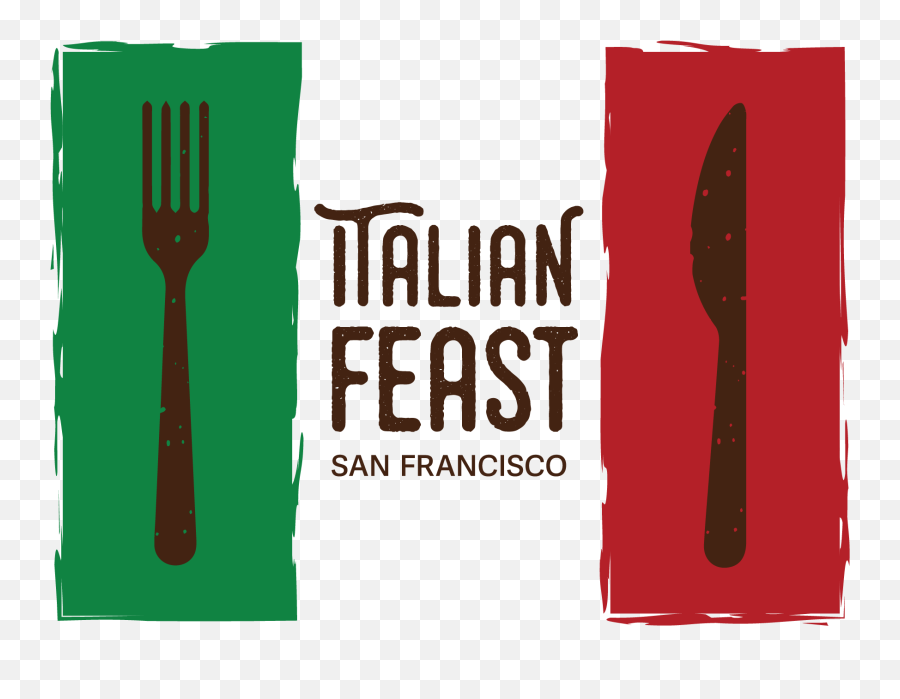Italian Feast Sf Chiara Design - Language Emoji,Restaurant With Italian Flag Logo