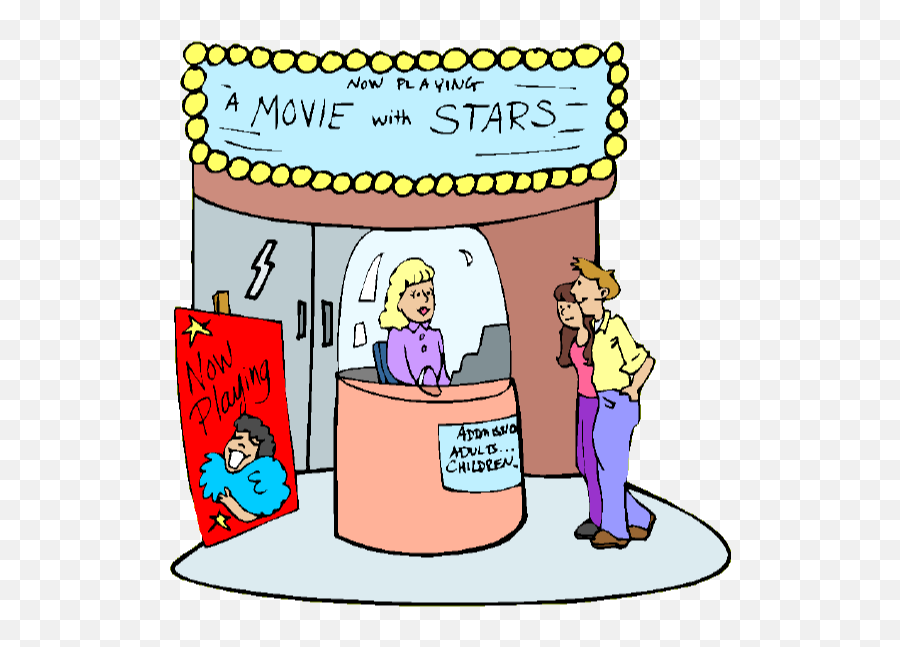 Movie Theater Building Clipart - Fiction Emoji,Building Clipart