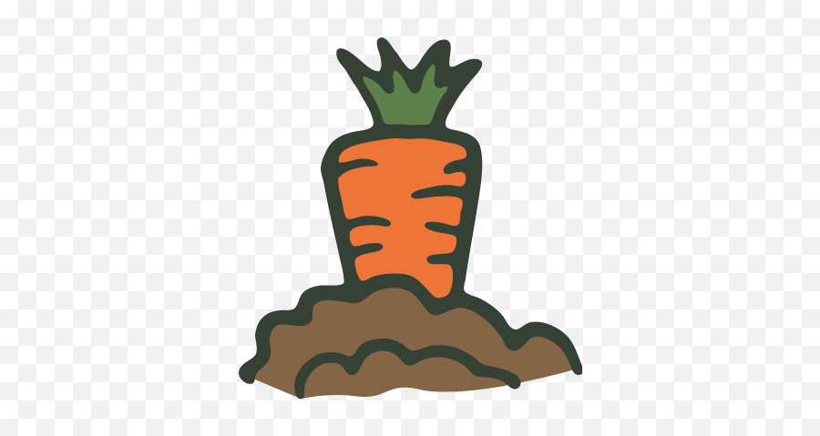 Carrots In Garden Clipart - City Zen Cafe Emoji,Garden Clipart