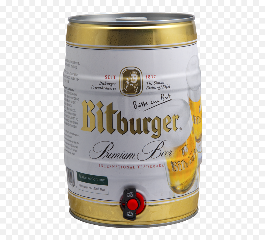 Bitburger Mini Keg - Cylinder Emoji,Draft Beer Png