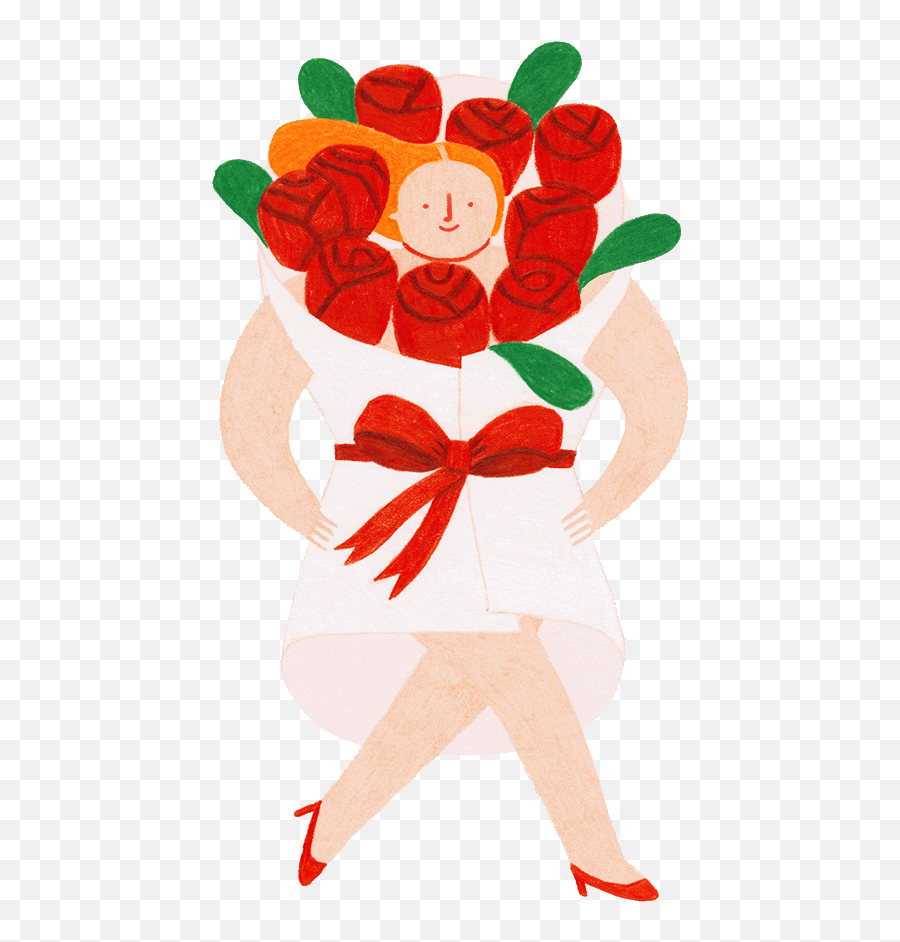 Valentine Clipart Bouquet Transparent - Garden Roses Emoji,Valentine Clipart