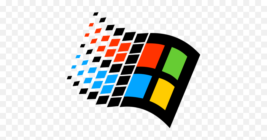 Operating System Logos And Mascots - Windows 95 Logo Png Emoji,Operating Systems Logos
