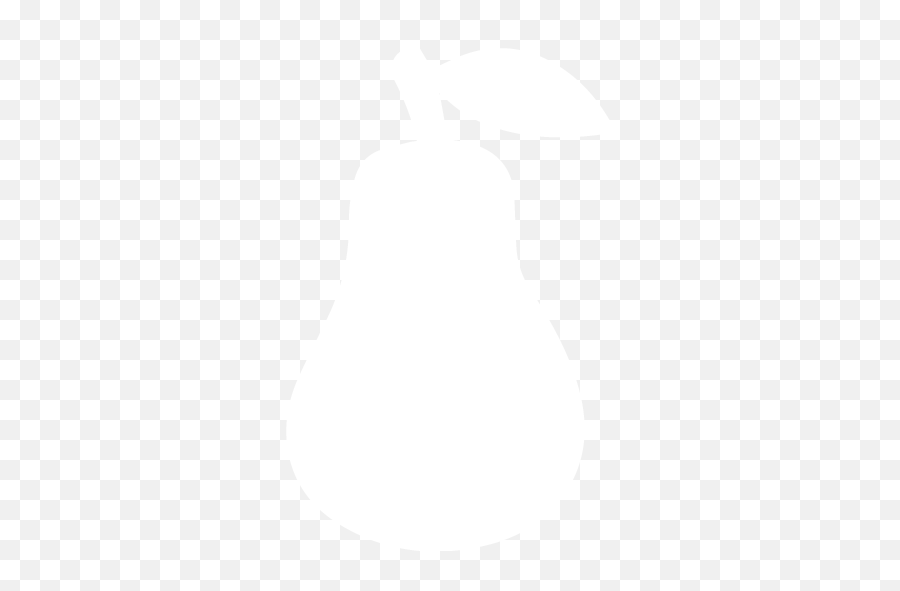 White Pear Icon - Fruit Icon Png White Emoji,Pear Logo