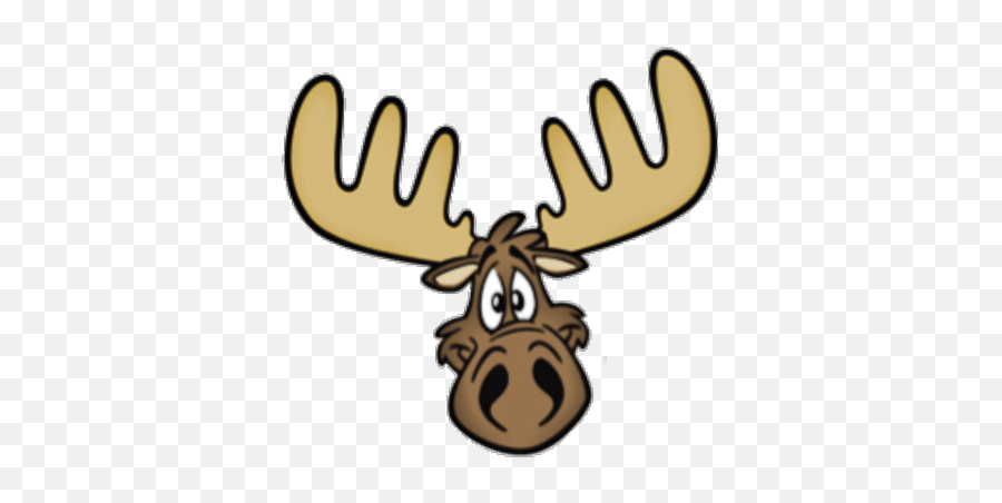 Moose Clipart Pin The Tail On Moose Pin The Tail On - Cartoon Moose Emoji,Moose Clipart