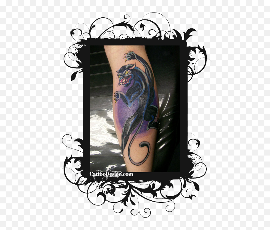 Panther Cover Up Tattoo Designs Photo - Tattoo Design Cover Emoji,Tattoo Designs Png