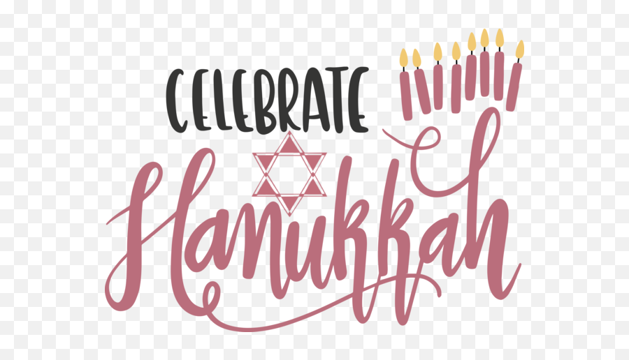 Hanukkah Cartoon Logo Silhouette For - Cartoon Emoji,Cartoon Logo