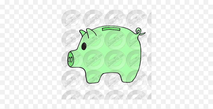 Bank Picture For Classroom Therapy Use - Great Bank Clipart Domestic Pig Emoji,Bank Clipart