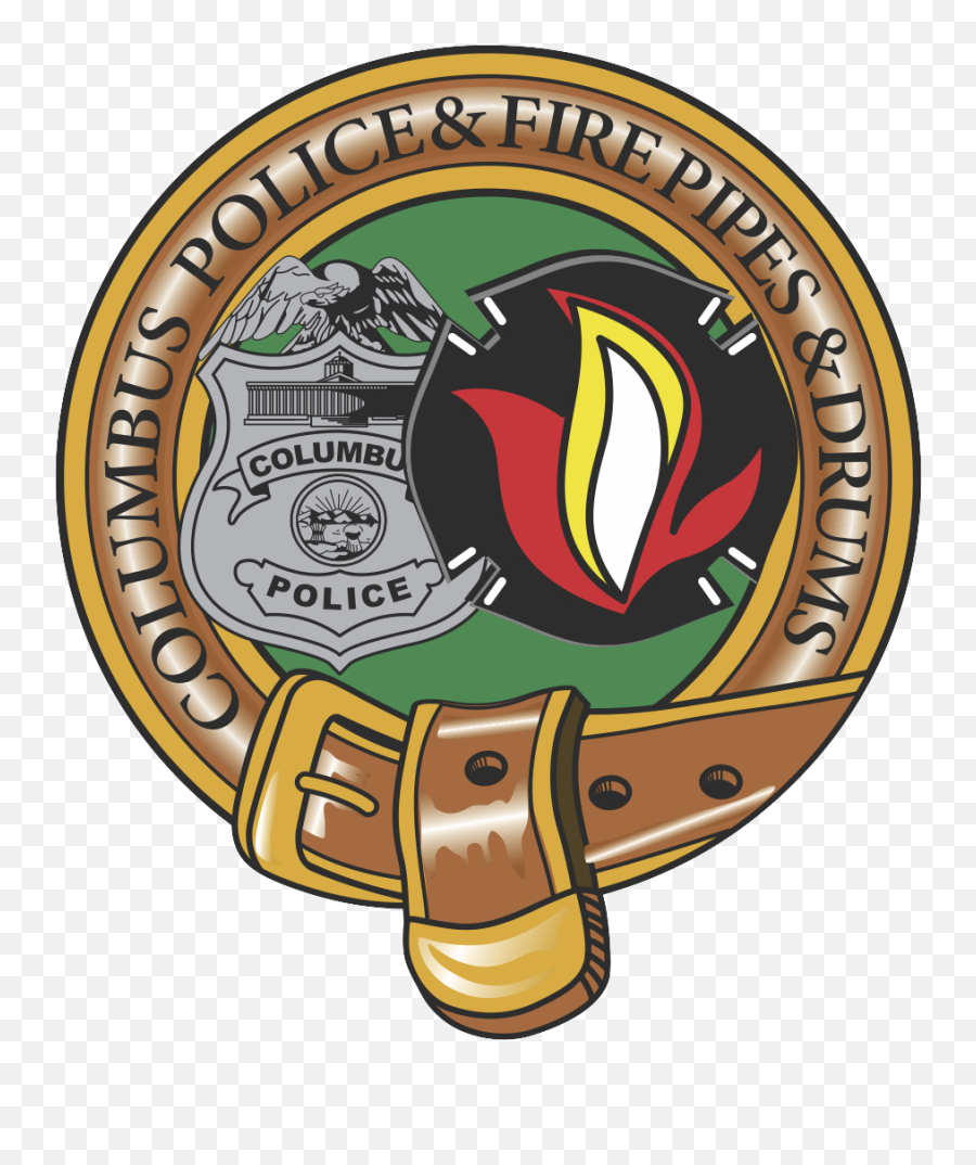 Columbus Police U0026 Fire Pipes U0026 Drums Emoji,Drums Transparent Background