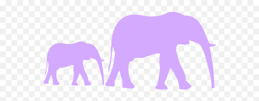 Library Of Purple Baby Elephant Svg Transparent Stock Png - Purple Elephant Clipart Images Outline Emoji,Baby Elephant Clipart