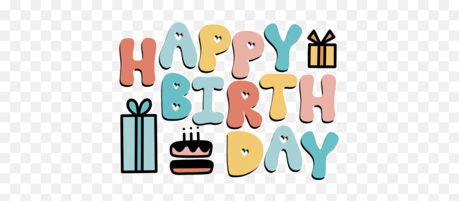 Happy Birth Day Clipart Png File - Brushespack Emoji,Happy Day Clipart