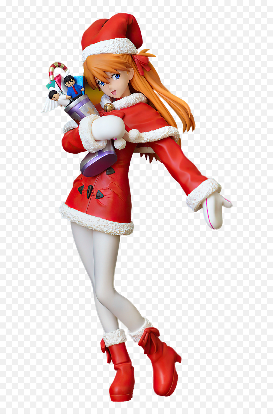 Asuka Langley Evangelion Christmas Ver 15 91 Sega Prize Neon Genesis Evangelion Pm Statue Figurine 1035432 Emoji,Asuka Transparent