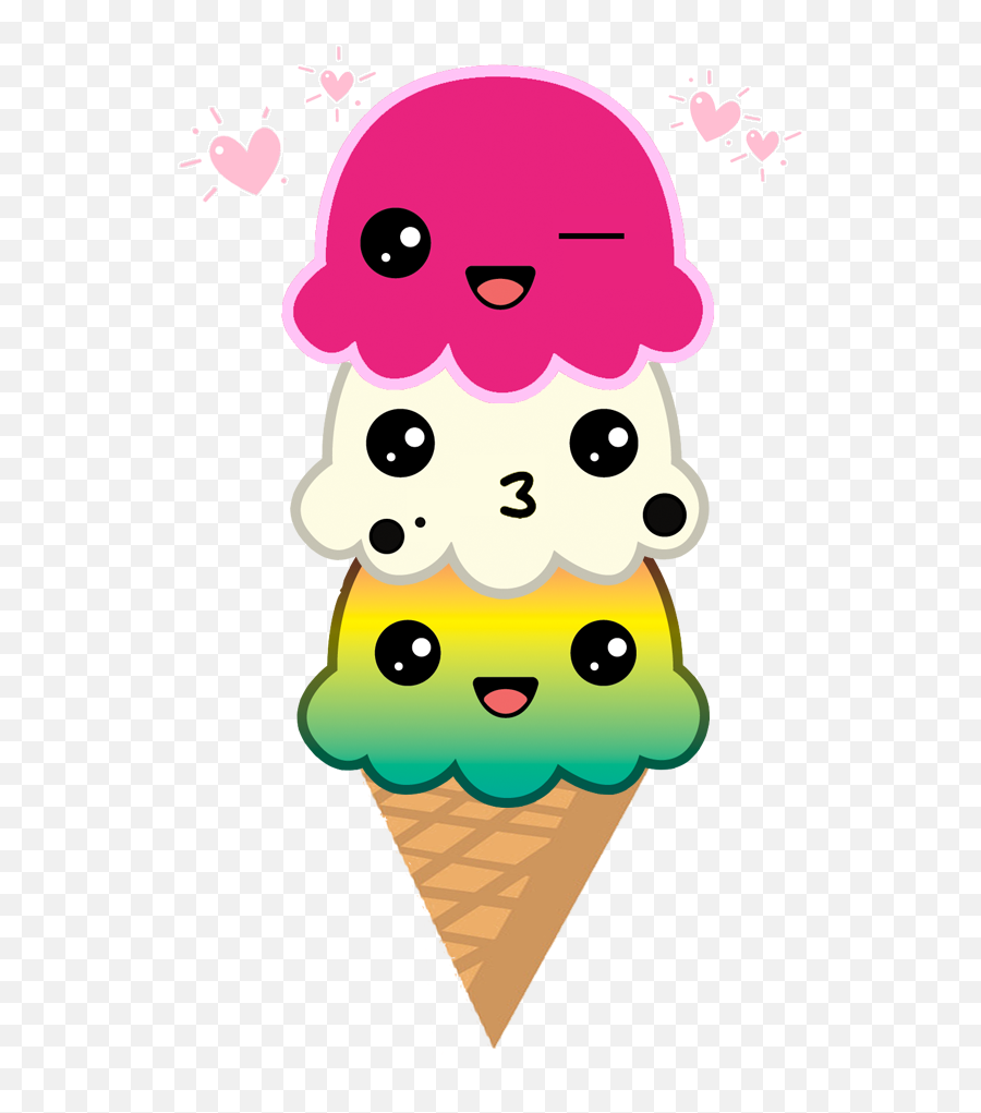Ice Cream Cone Clipart - Full Size Clipart 3731331 Girly Emoji,Ice Cream Cone Clipart
