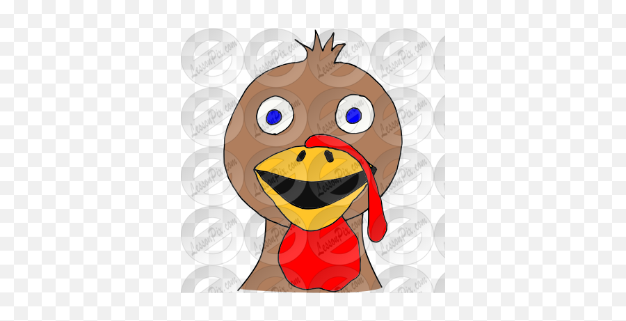 Turkey Picture For Classroom Therapy Use - Great Turkey Emoji,Turkey Cartoon Png