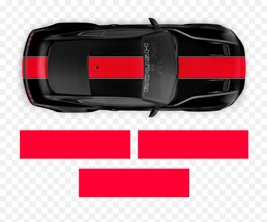 Roush Stage3 Two Colors Racing Stripes Set For Ford Mustang 2015 - 2019 Emoji,Rc Car Clipart