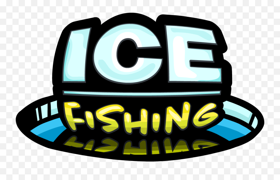 Ice Fishing Club Penguin Png Image With - Ice Fishing Free Clipart Emoji,Fishing Logos