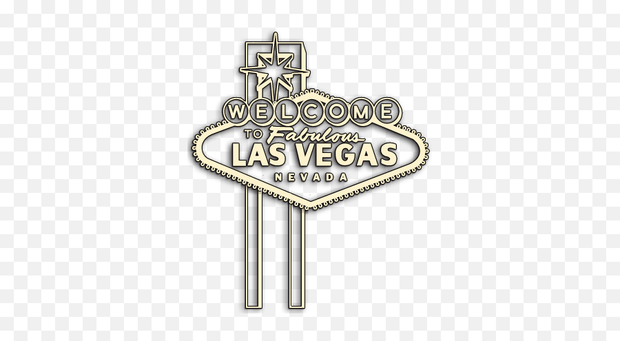 Welcome To Fabulous Las Vegas Sign - Las Vegas Gold Logo Emoji,Las Vegas Sign Png