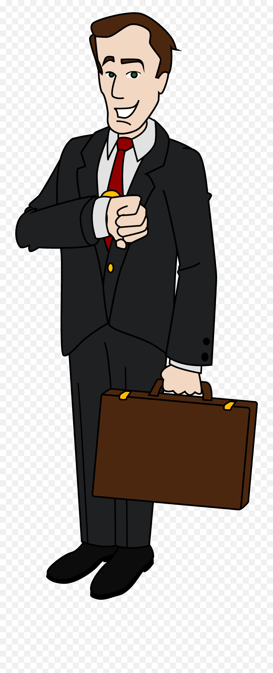 Manager Clipart Business Person Manager Business Person - Clipart Businessman Emoji,Person Clipart
