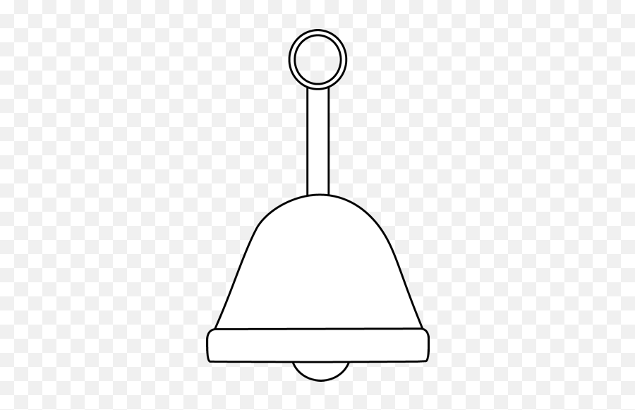 Black And White Christmas Bell Clip Art - Bell Clipart Mycutegraphics Emoji,Christmas Bell Clipart