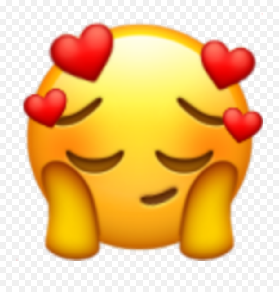 Sad Emoji With Hearts Clipart - Full Size Clipart 5419536 Sad Heart Emoji,Hearts Clipart