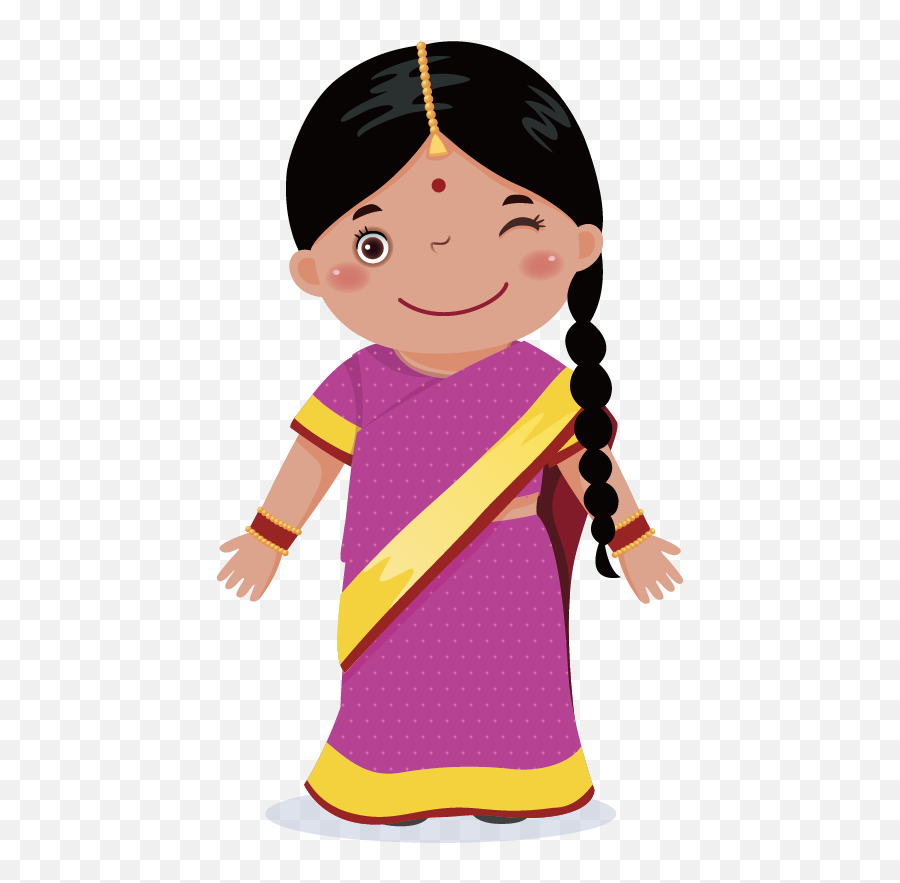 Black Baby Png - Graphic Royalty Free Download Black Baby Indian Girl Clipart Transparent Background Emoji,Showering Clipart