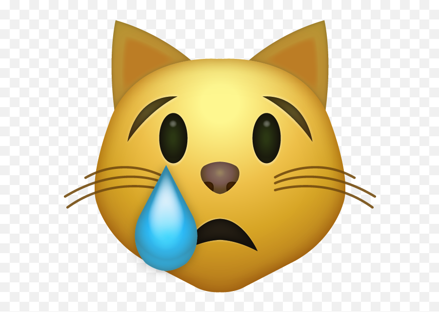 Crying Laughing Emoji - Sad Cat Emoji Transparent,Laughing Emoji Png