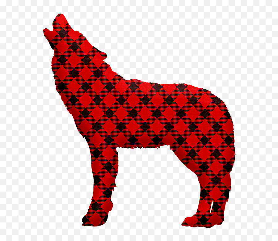 Buffalo Plaid Bear Silhouette - Free Image On Pixabay Silhouette Of Wolf Howling Emoji,Bear Silhouette Png