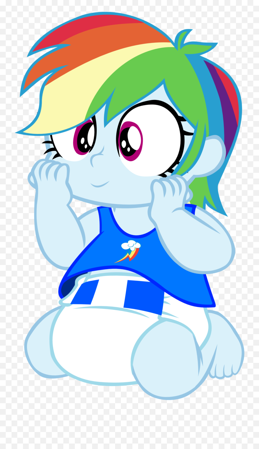 Mlp Equestria Girls Baby Rainbow Dash - My Little Pony Equestria Girls Baby Rainbow Dash Emoji,Rainbow Dash Transparent