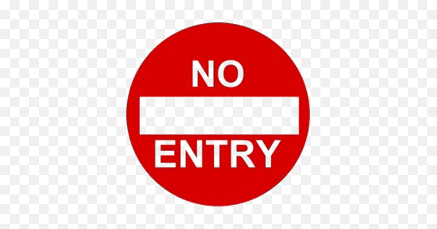 No Entry Transparent Background - London Underground Emoji,No Sign Transparent Background