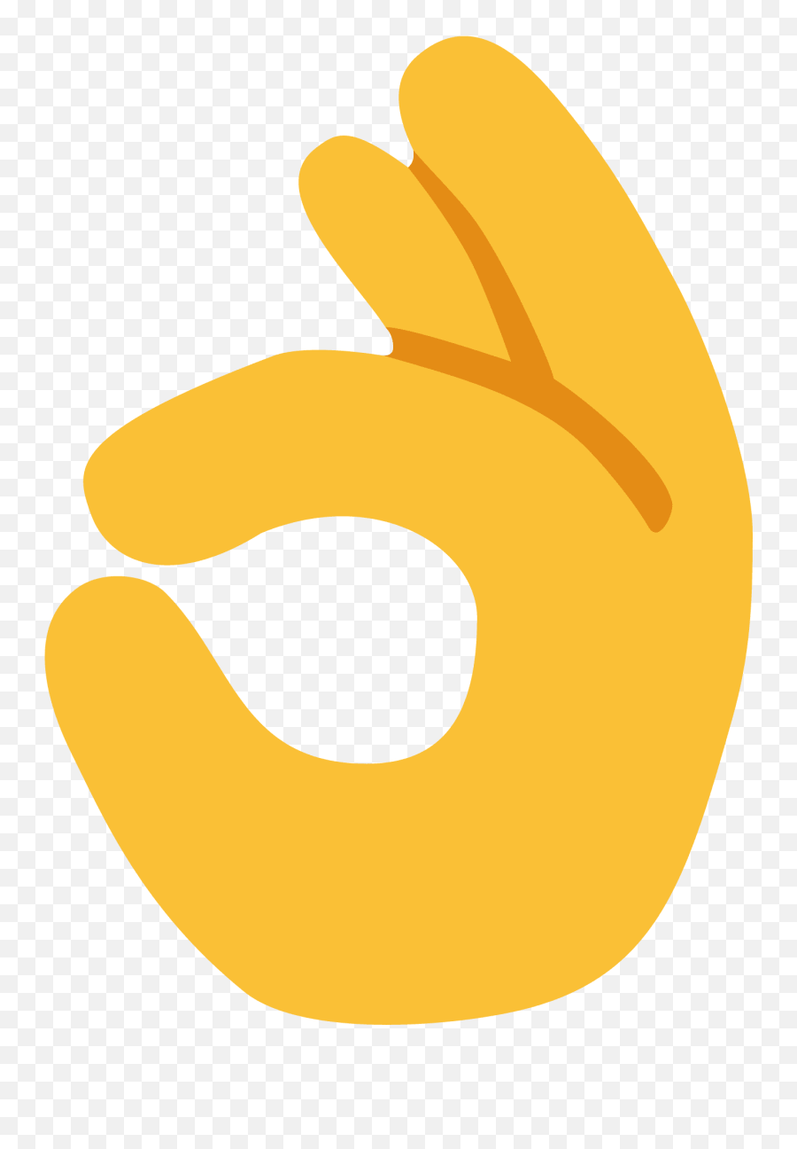 Emoji U1f44c - Transparent Background Ok Hand Emoji,Emoji Png