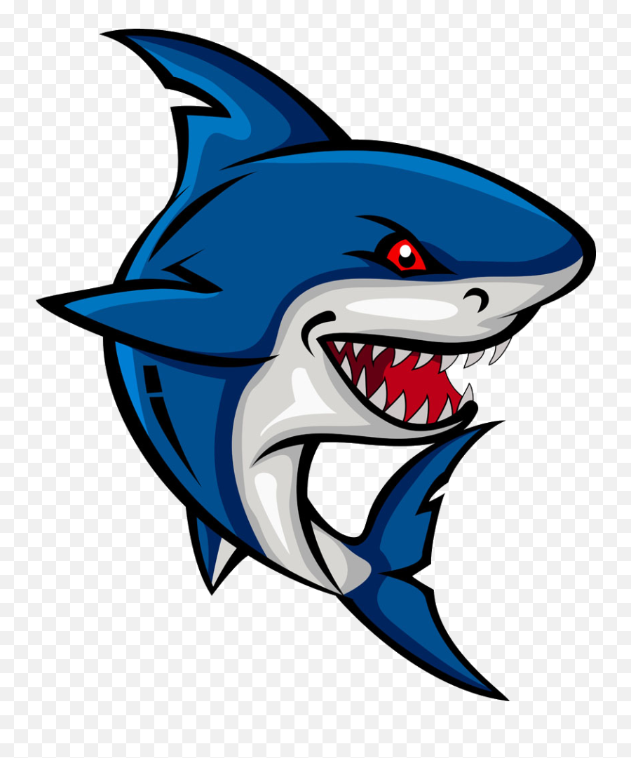 Download Shark Cartoon Clip Art - Animated Shark Logo Full Cartoon Shark Emoji,Shark Logo