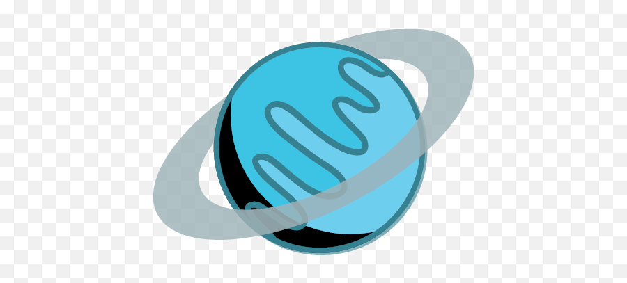 Space Uranus Icon - Planets Emoji,Uranus Transparent Background