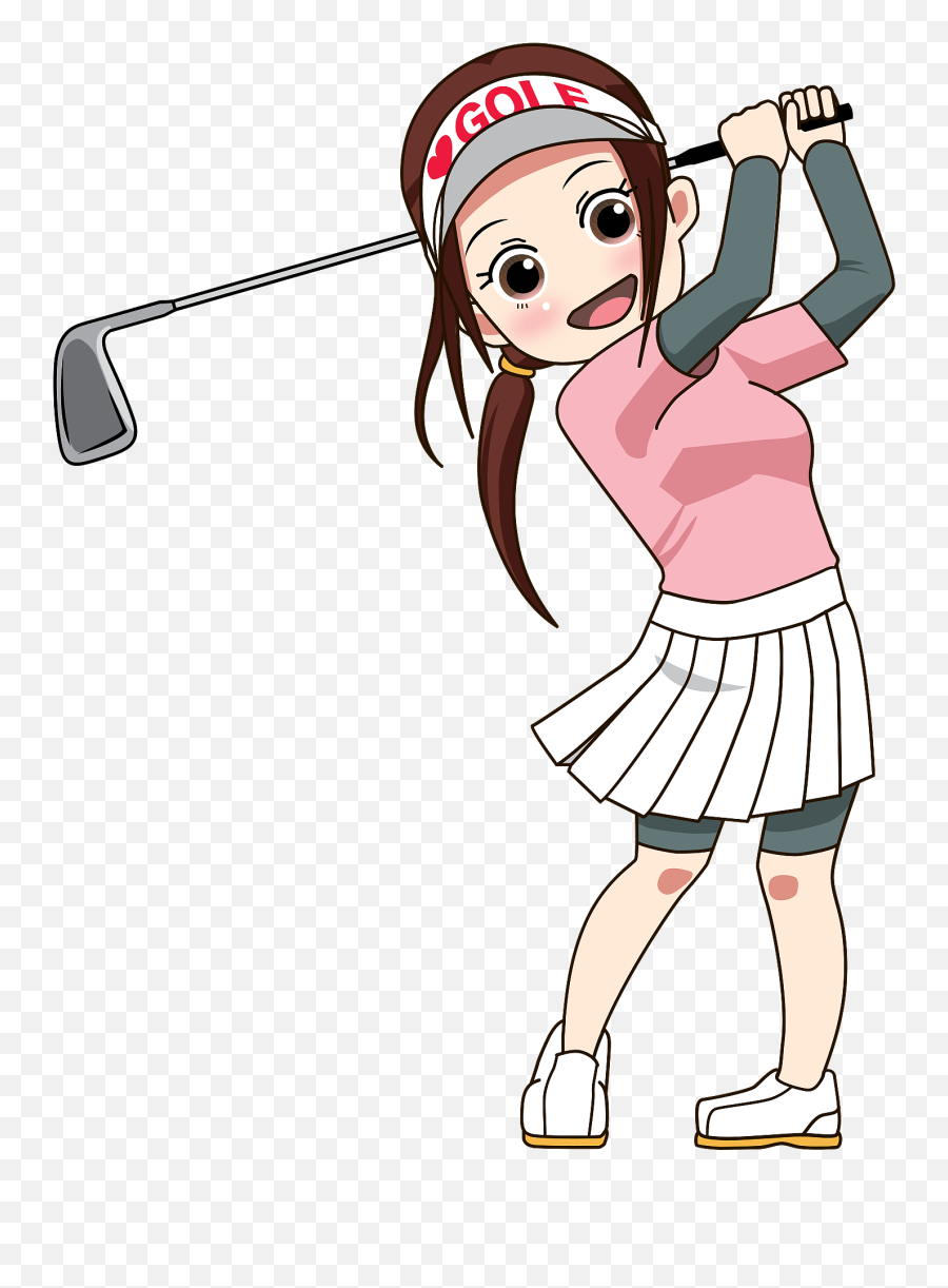 Lady Golfer Clipart Free Download Transparent Png Creazilla Emoji,Free Golfing Clipart