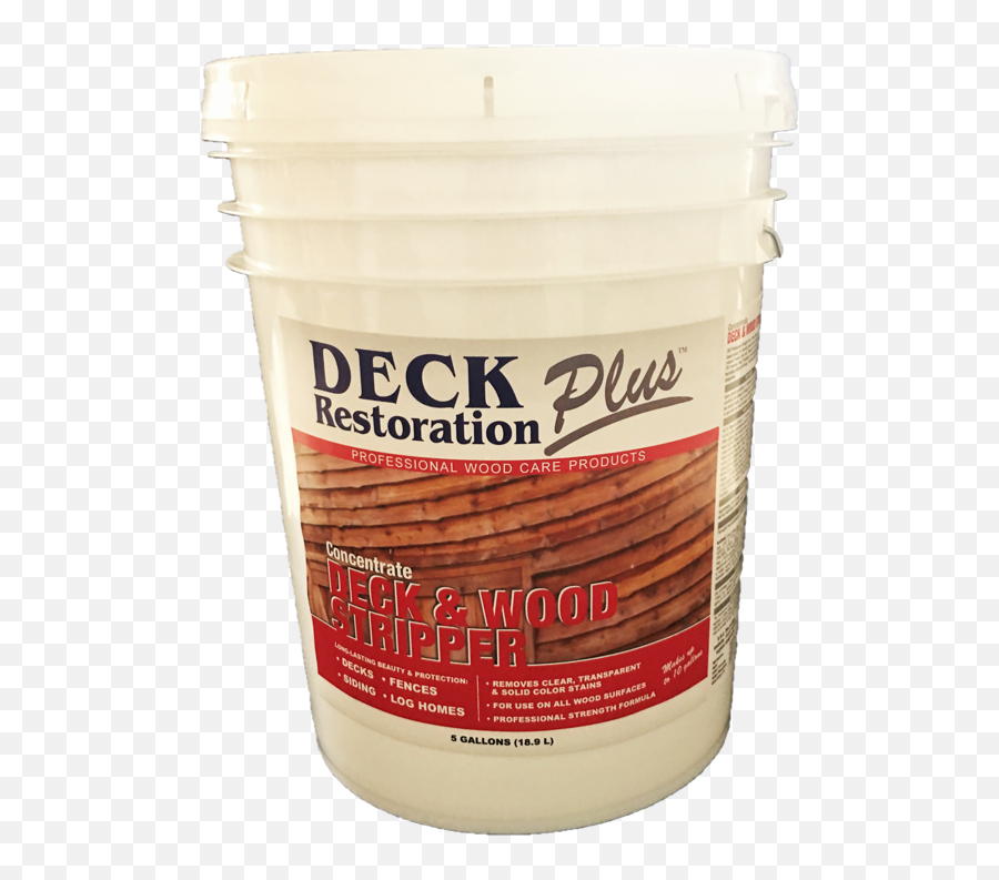 Deck Restoration Plus Deck U0026 Wood Stripper 5 Gal Concentrate Call To Order 866 - 4403325 Emoji,Stripper Png