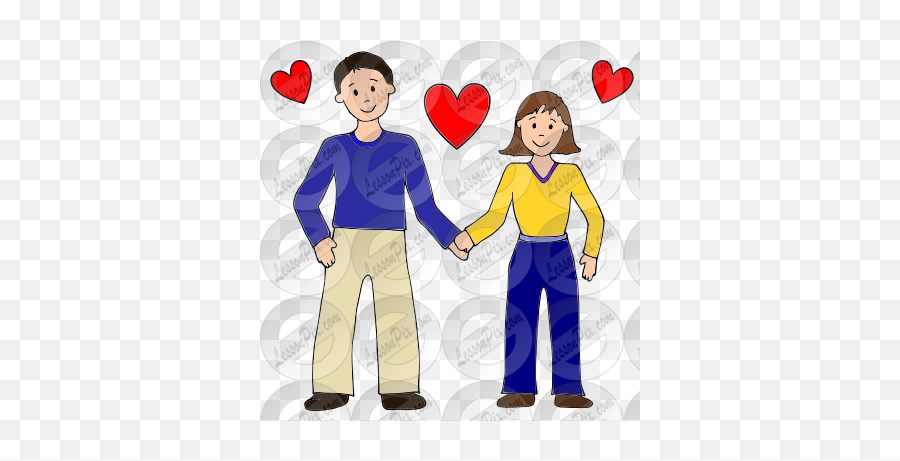Dating Picture For Classroom Therapy Use - Great Dating Holding Hands Emoji,Holding Hands Clipart