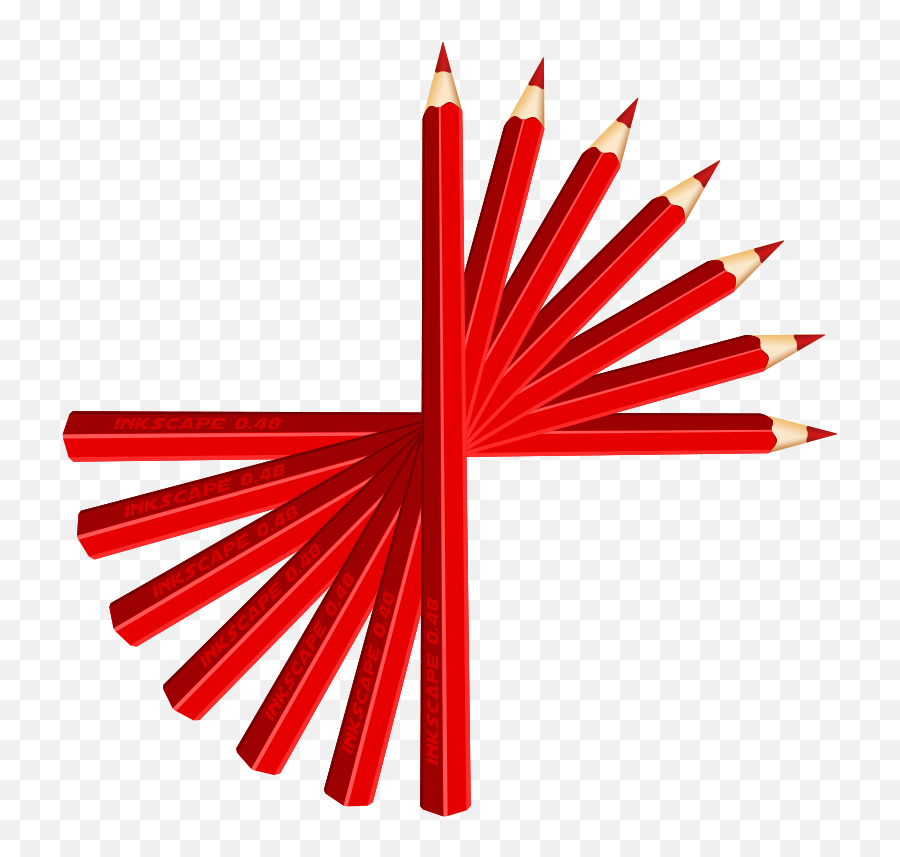 Free Clip Art - Coloured Red Pencil Png Emoji,Pencils Clipart