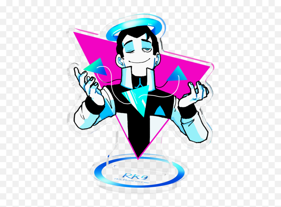 Acrylic Stand - Detroit Become Human Connor Rk900 For Women Emoji,Detroit Become Human Logo