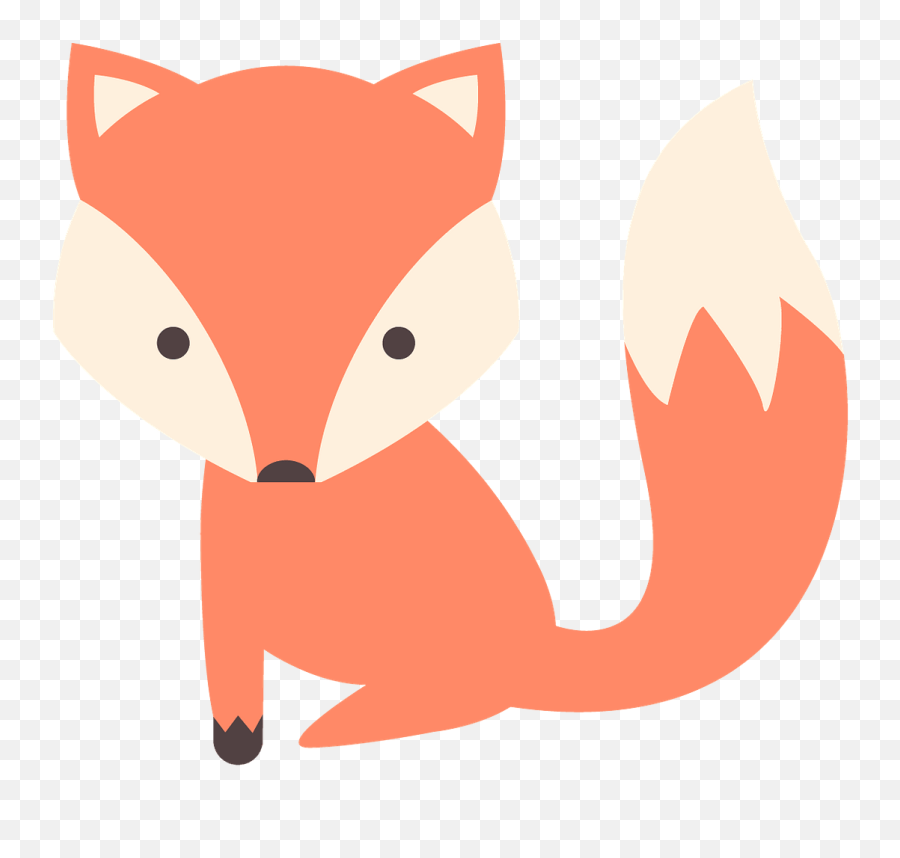 Cute Fox Clipart - Lovely Emoji,Fox Clipart