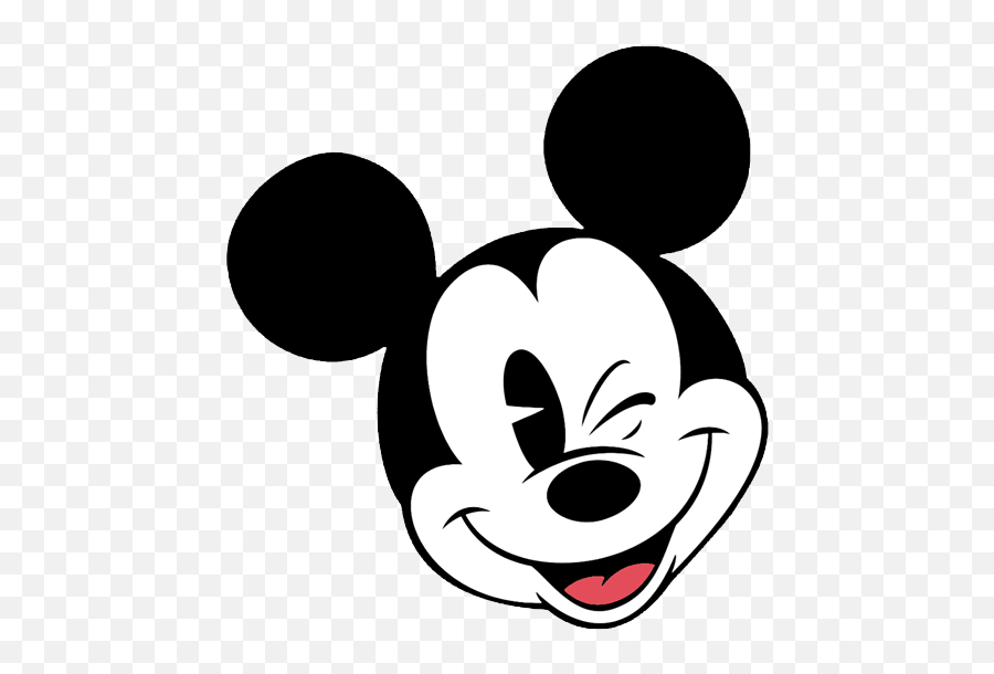 Classic Mickey Mouse Clipart - Mickey Mouse Face Emoji,Mickey Mouse Clipart