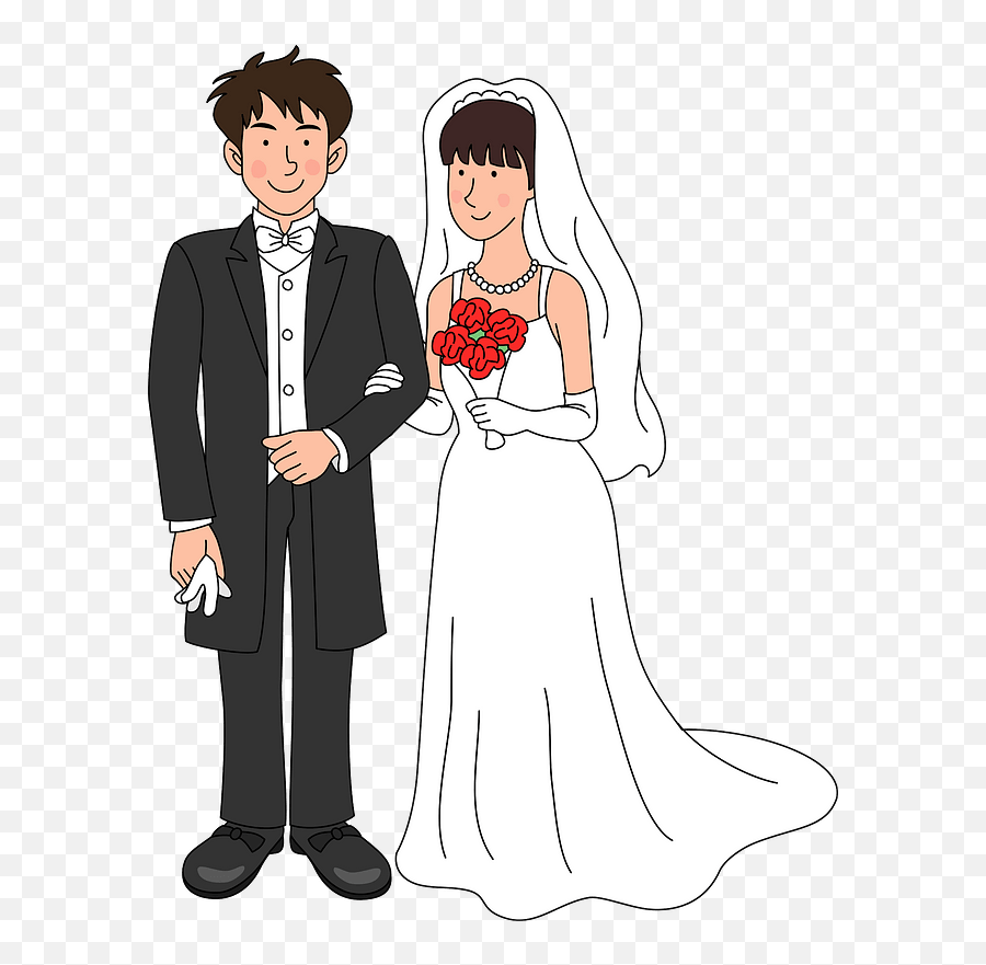 Wedding - Bride And Groom Clipart Free Download Transparent Bride And Groom Clipart Free Emoji,Wedding Cliparts Free
