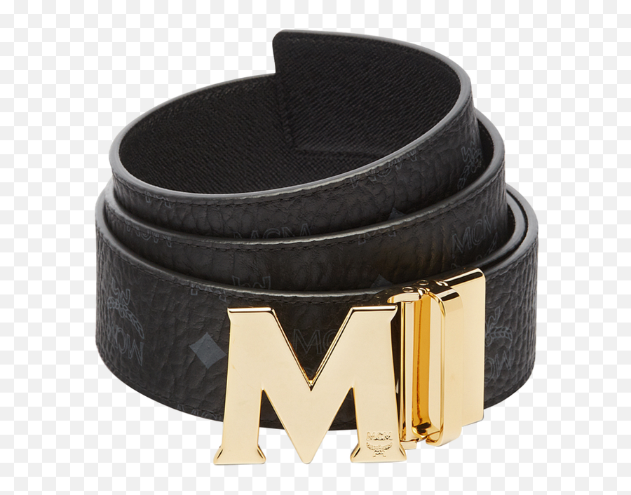Designer Leather Belts For Men Mcm Us - Mcm Reversible Belt Emoji,M&m Logo