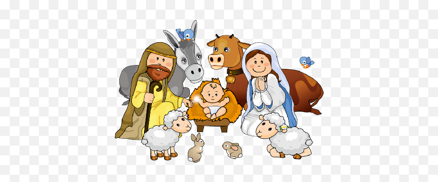 Christmasnativityscene14 Christmas Drawing Christmas - Pesebres Navideños Para Imprimir Emoji,Nativity Clipart