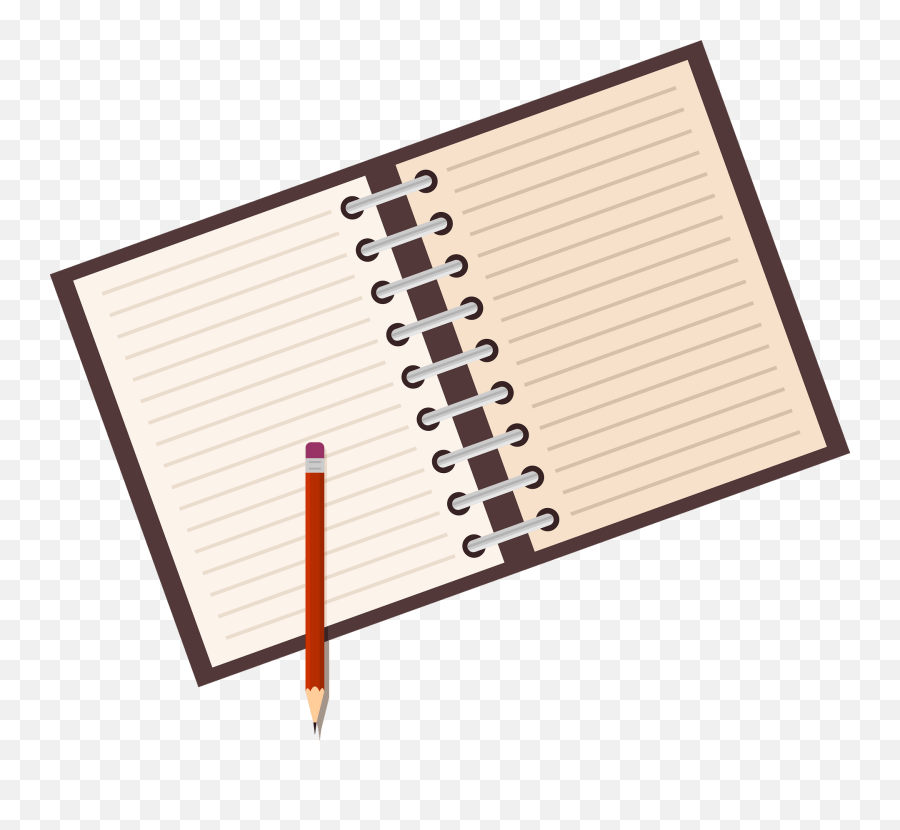 Notebook Clipart - Horizontal Emoji,Notebook Clipart